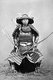 Japan: Portrait of a samurai by Japanese photographer Ueno Hikoma (1838-1904) c. 1860s-1870s